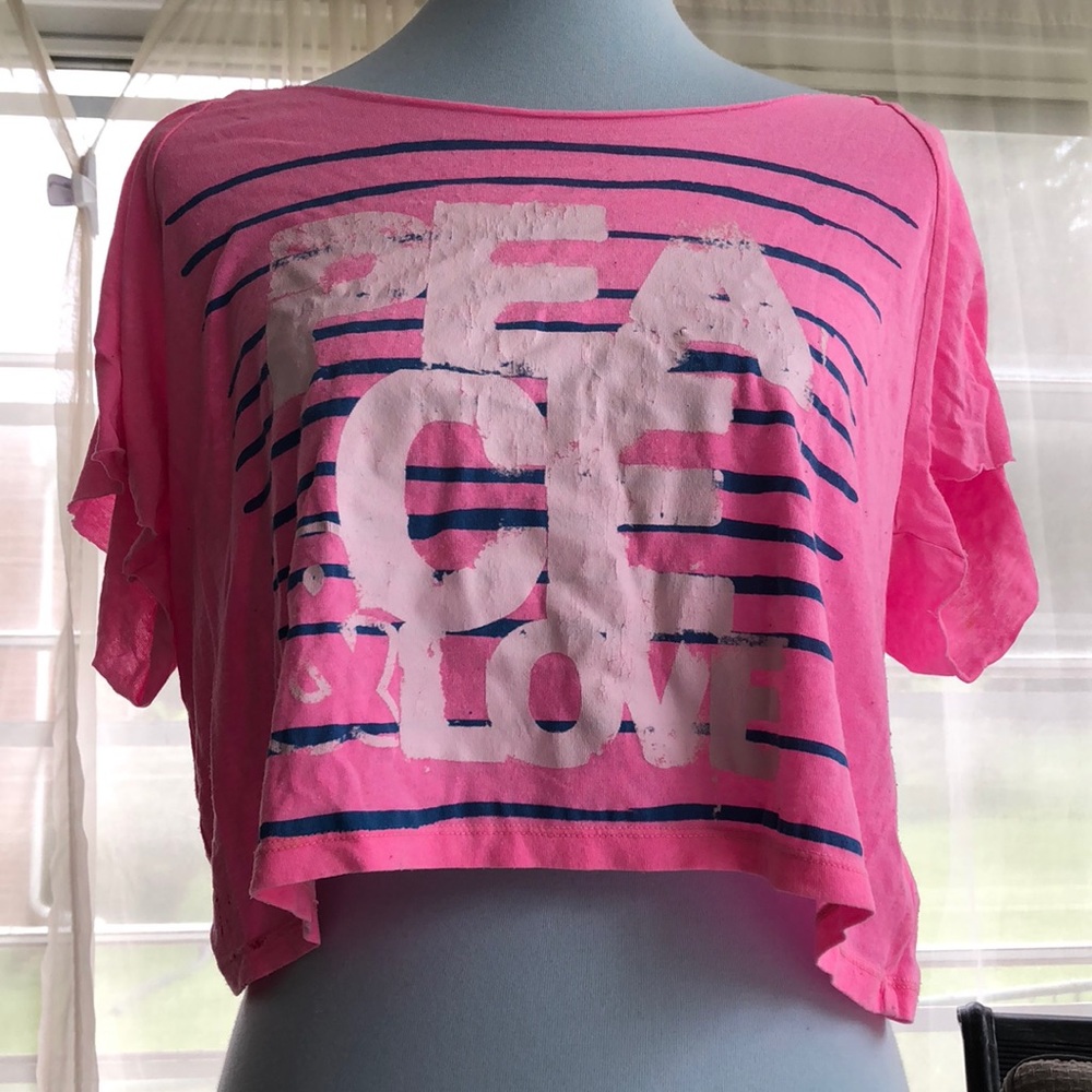 Peace & Love Crop Top